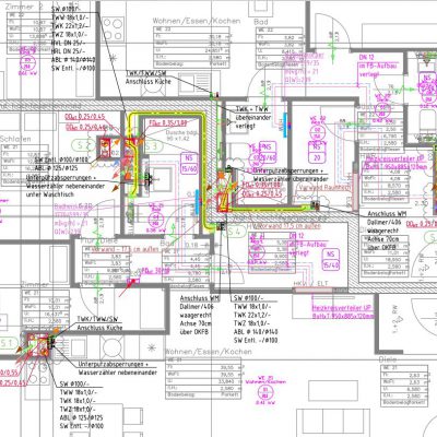 Projekt instalacji sanitarnych w budynku wielorodzinnym na terenie Berlina