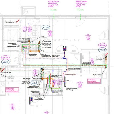 Projekt instalacji sanitarnych w budynku wielorodzinnym