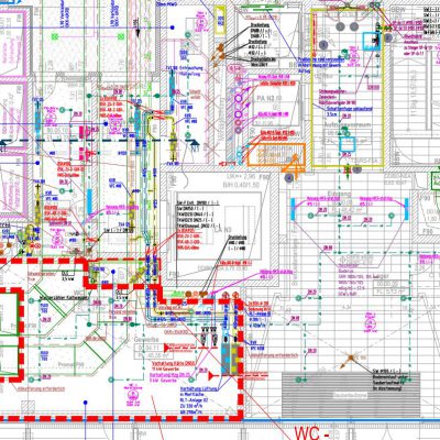 Projekt instalacji sanitarnych w hotelu na terenie Berlina