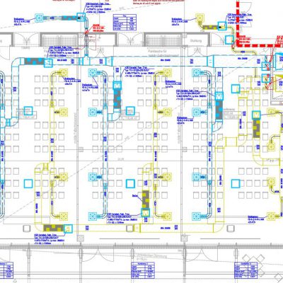 Projekt instalacji wentylacyjnej mechanicznej w hotelu (sale konferencyjne)